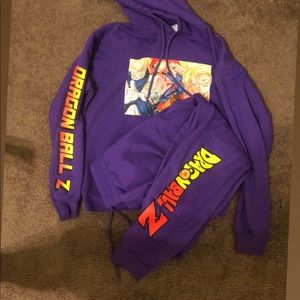 dragon ball z sweat suit
